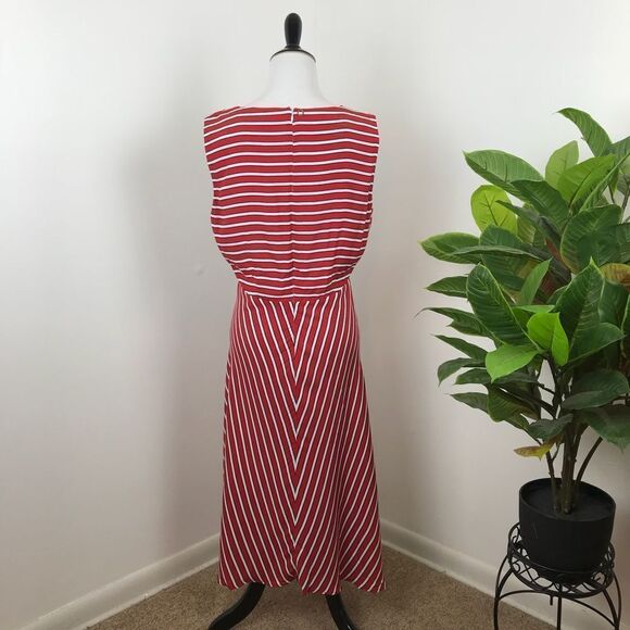 Stockh LM Ava red striped midi dress - Picture 5 of 8